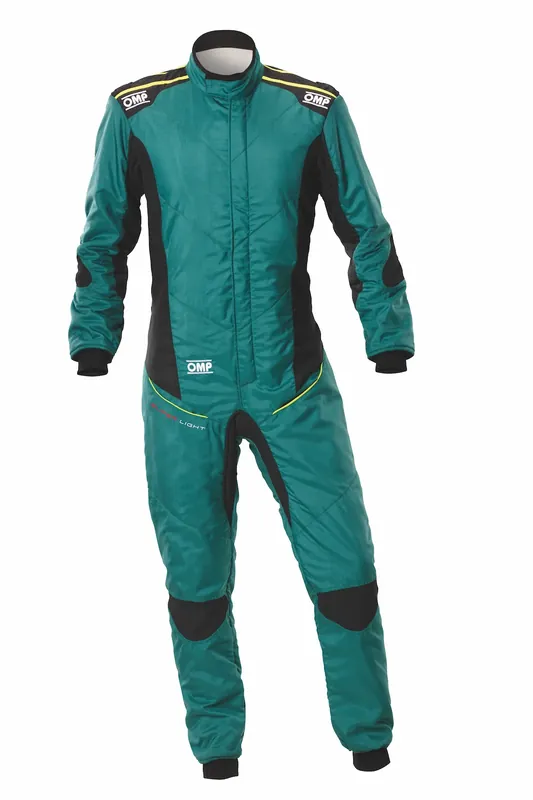Tuta OMP Tecnica SuperLight Verde / Giallo Fluo (FIA 8856-2018) | Consegna espressa
