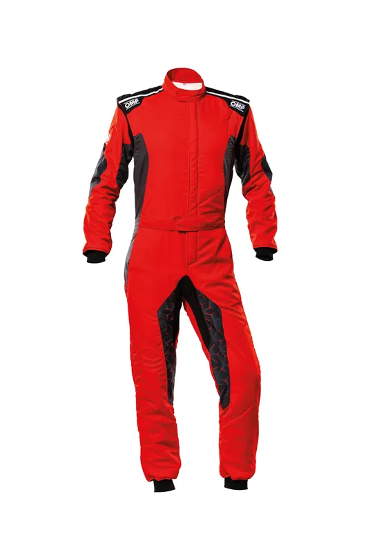Tuta OMP Tecnica Hybrid Rosso / Nero (FIA 8856-2018) | Tra i più venduti